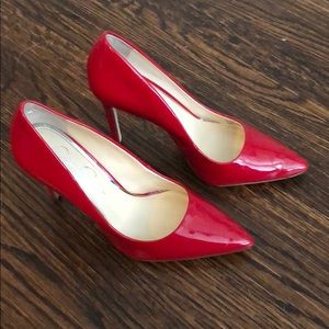 Sexy red patten high heels